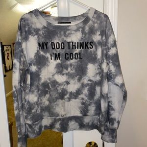 tie die sweatshirt